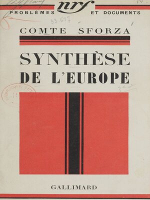 cover image of Synthèse de l'Europe